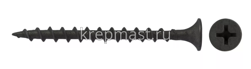 Саморез по дереву оксид. 3,5х19(20) усиленные