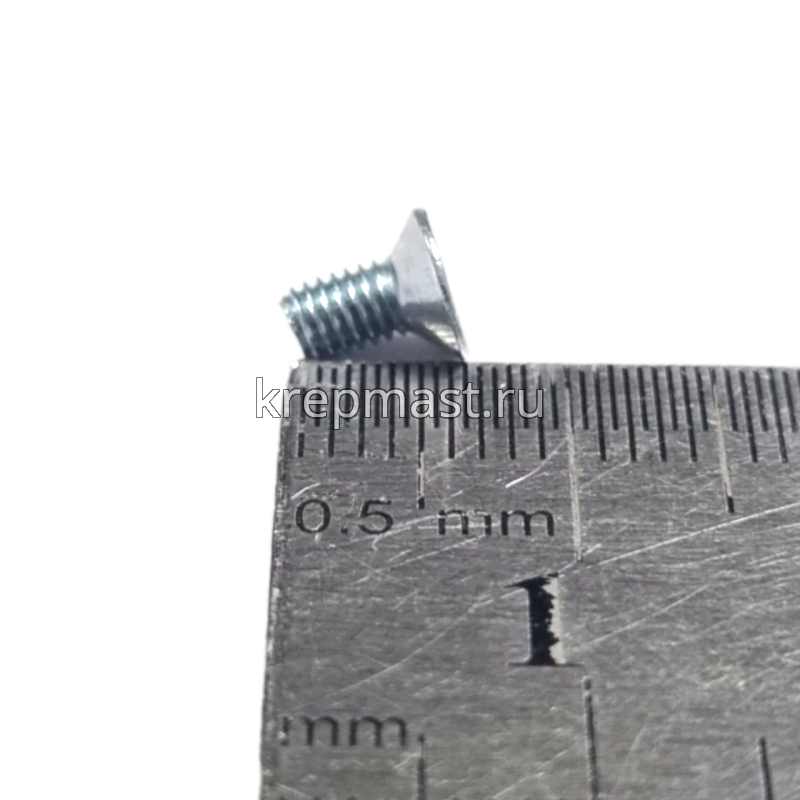 Винт потай 3,0х 6 DIN 965