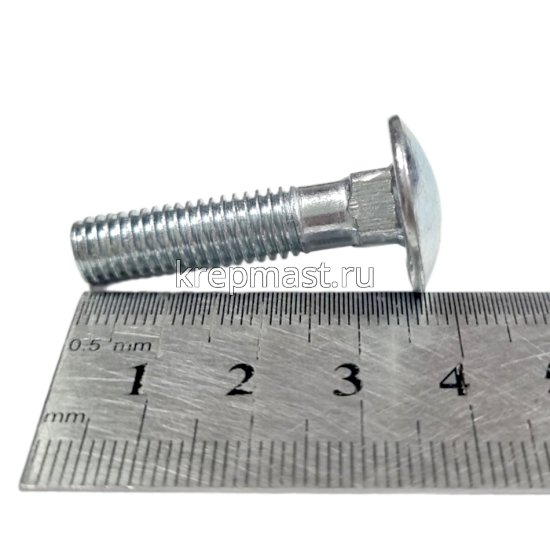 Болт мебельный 8х 35 DIN 603