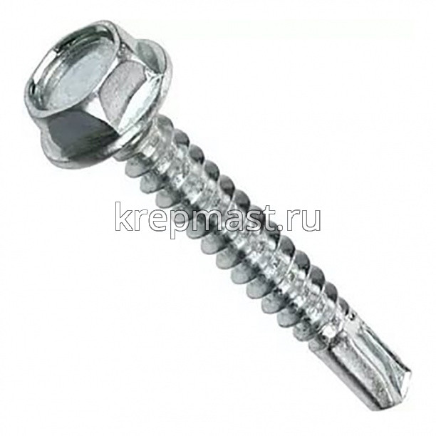 Саморез кров. б/шайбы 5,5х38 6-гр. - сверло