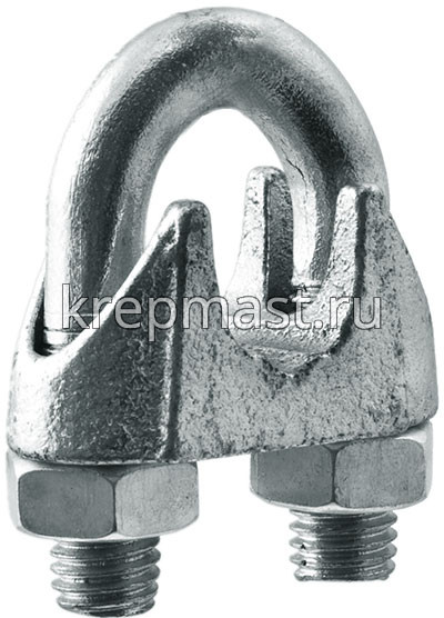 Зажим д/троса М19/20 с гайками