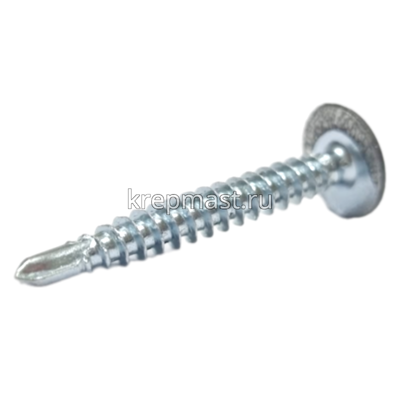 Саморез п/сф головка с п/ш сверло 4,2х32 RAL 7024