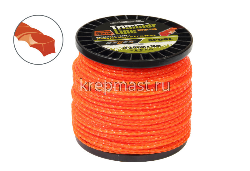 Леска для триммера 2,7мм ВИТАЯ (по 15м)