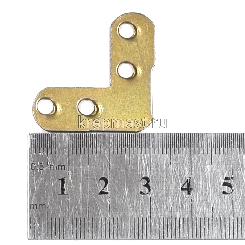 Уголок-пластина 30 х 30 желтый