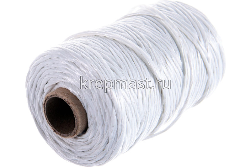 Шпагат п/п, 1600 текс d=2мм белый 100м