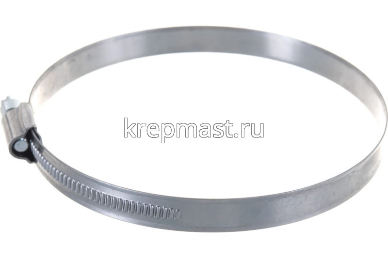 Хомут червячный нержавейка 100-120