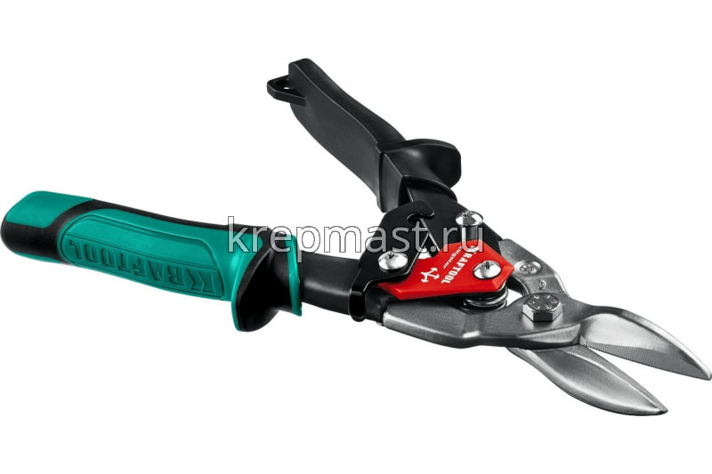 Ножницы KRAFTOOL по металлу ПРЯМЫЕ 260мм высокомощные