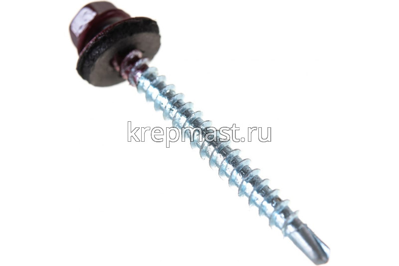 Саморез д/кровли краш. 4,8х51 RAL 3005/RR28