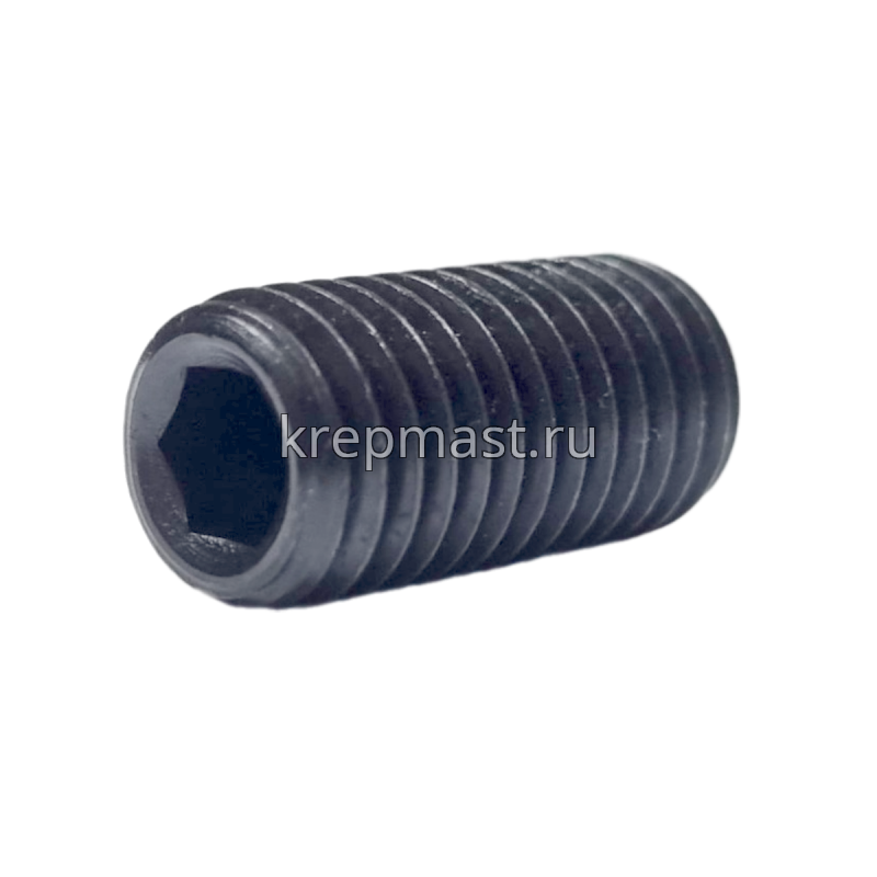 Винт уст. 12х25 12,9 DIN 913плоск.конц.вн/ш черн