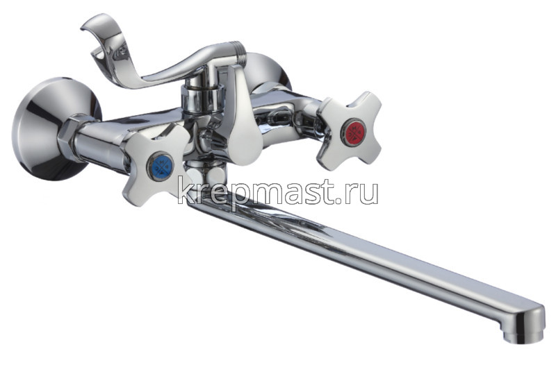 Смеситель д/ванны SL 115-140E с длинным изливом