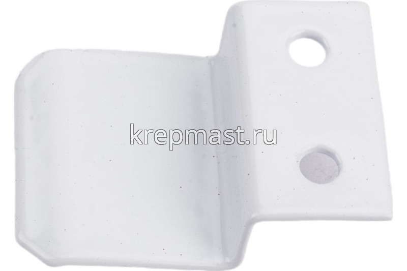 Крепление для москитной МЕТАЛЛ сетки верхнее и нижнее белый (компл.4шт)