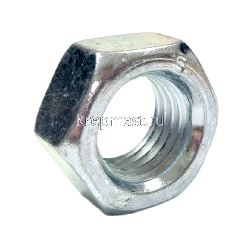 Гайка 6-гр. М 20 (2,5) DIN 934 левая резьба (LH)