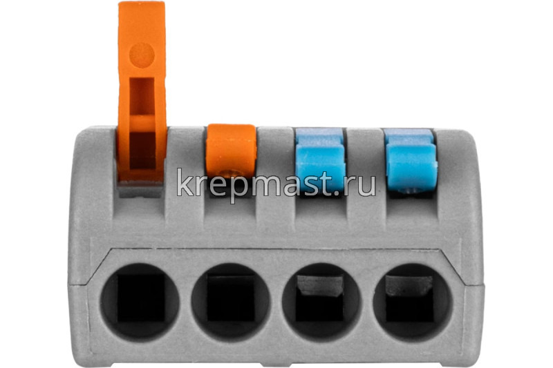 Клемма 2/4 разветвительная WAGO СКР-424 оранжевые