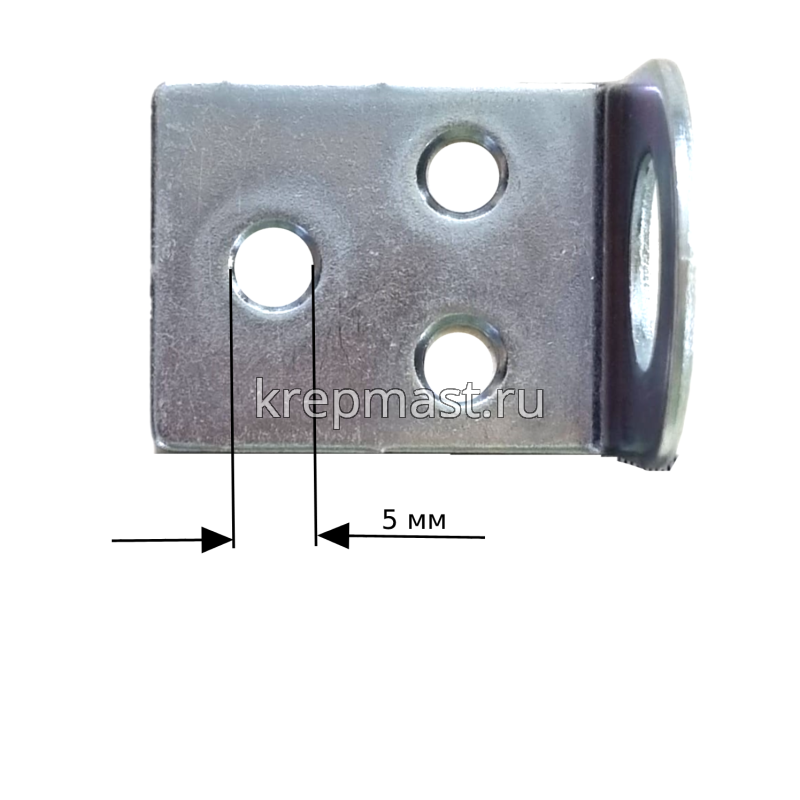 Проушина угловая 30х 40мм цинк