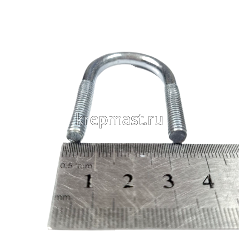 Болт оцинков.U-образный UBZ d= 22мм М6 без гайки